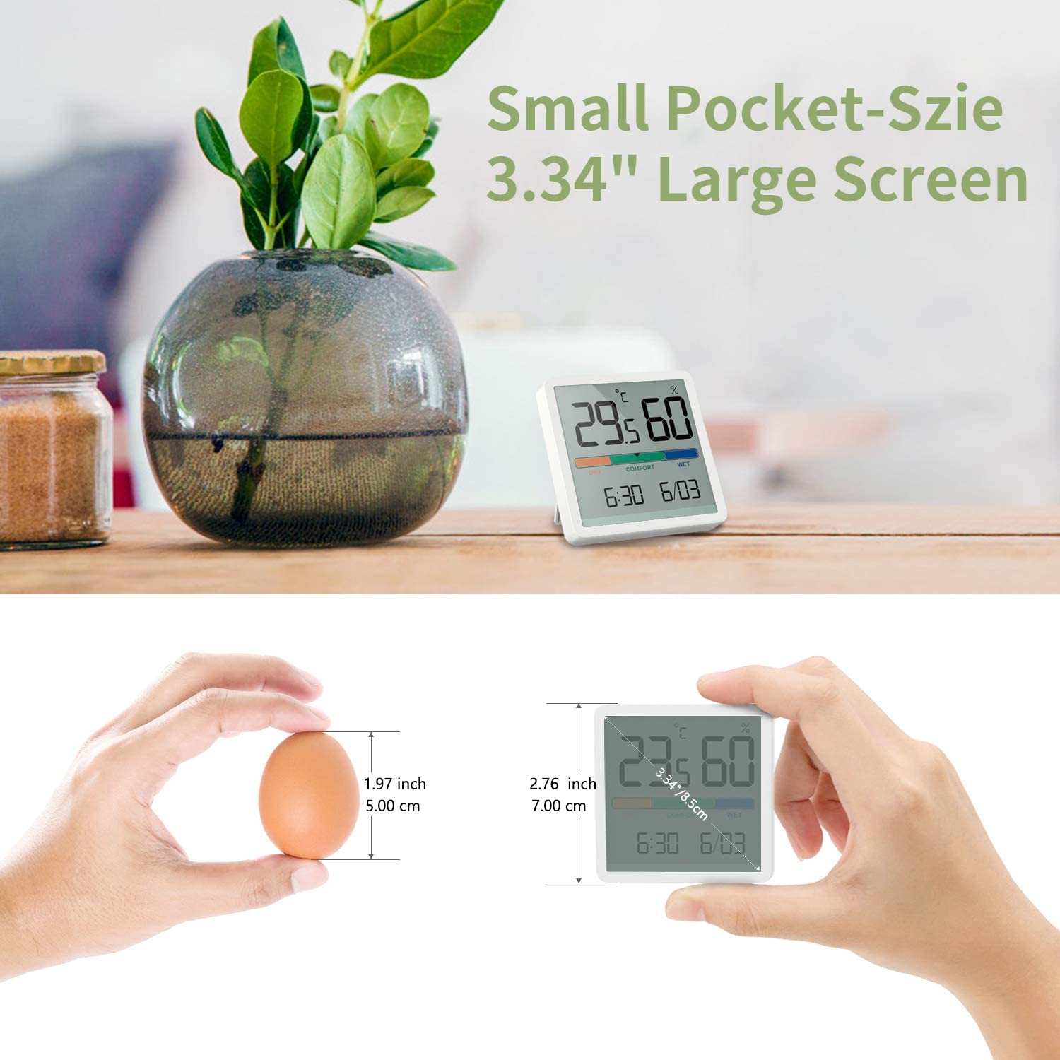 Home Indoor High-precision Baby Room C/F Temperature Monitor 2 Home Indoor High-precision Baby Room C/F Temperature Monitor 2