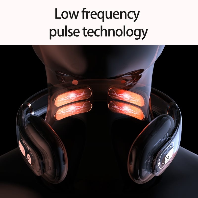 Wireless Neck Massager Electric Smart Pulse Relieve Pain Voice Prompt 4 Wireless Neck Massager Electric Smart Pulse Relieve Pain Voice Prompt 4