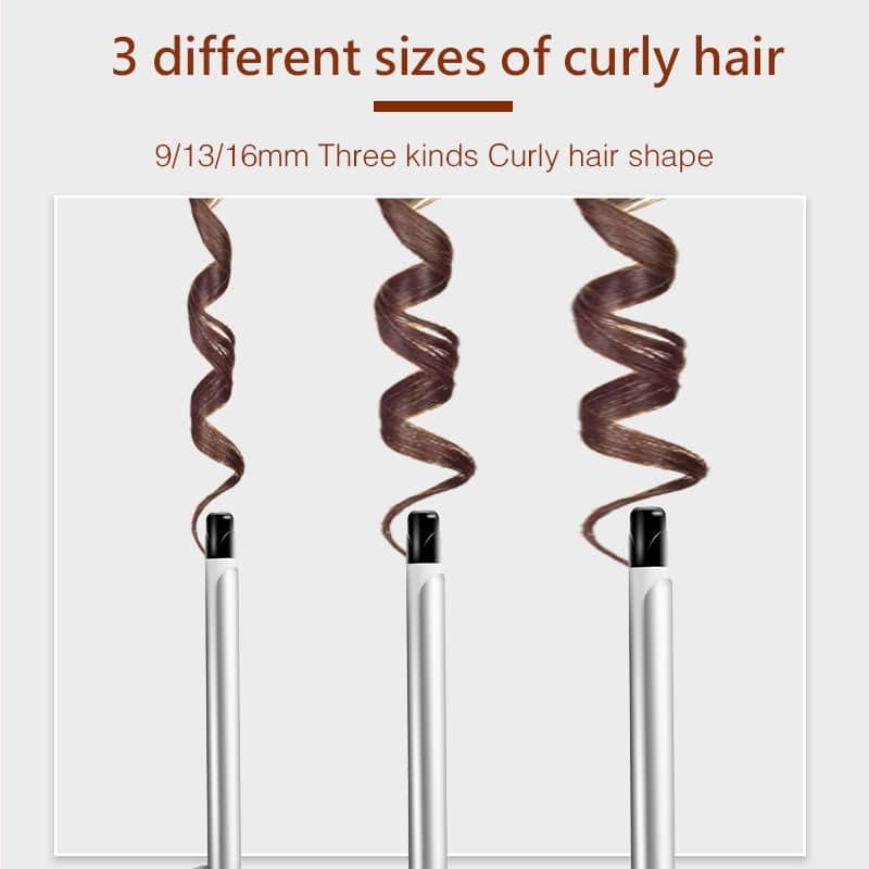 9mm/16mm Curling Iron Ceramic Wave Formers 3 9mm/16mm Curling Iron Ceramic Wave Formers 3