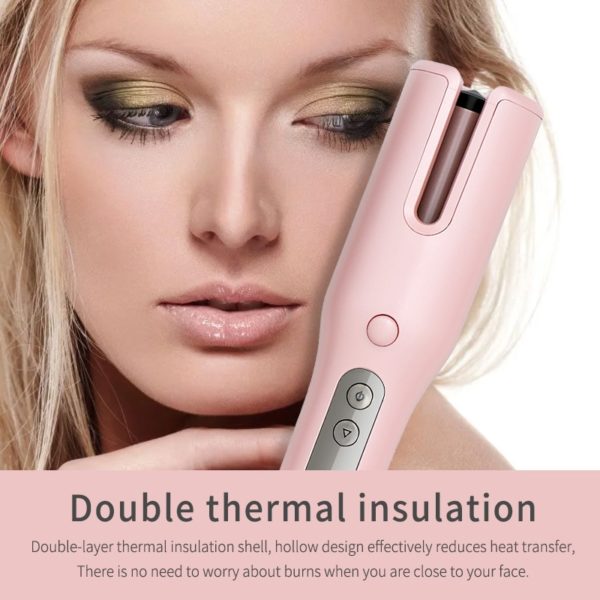 Cordless Hair Curler Auto Rotating Ceramic Hair Curler  2