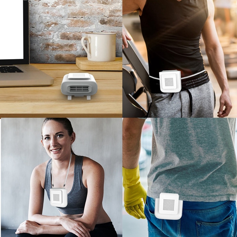Portable Hanging Waist Fan Mini Wearable 3 Portable Hanging Waist Fan Mini Wearable 3