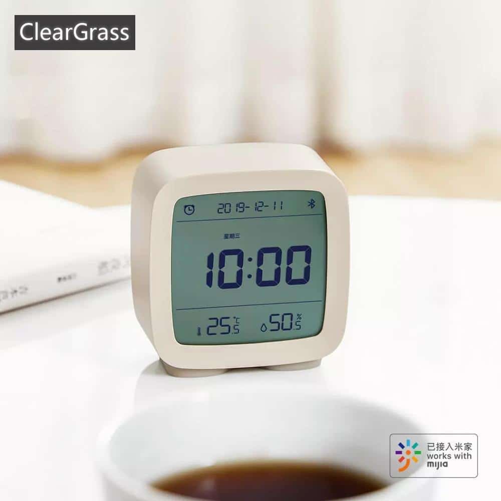 Cleargrass Bluetooth Alarm Clock smart Control Temperature Humidity Display LCD 4 Cleargrass Bluetooth Alarm Clock smart Control Temperature Humidity Display LCD 4