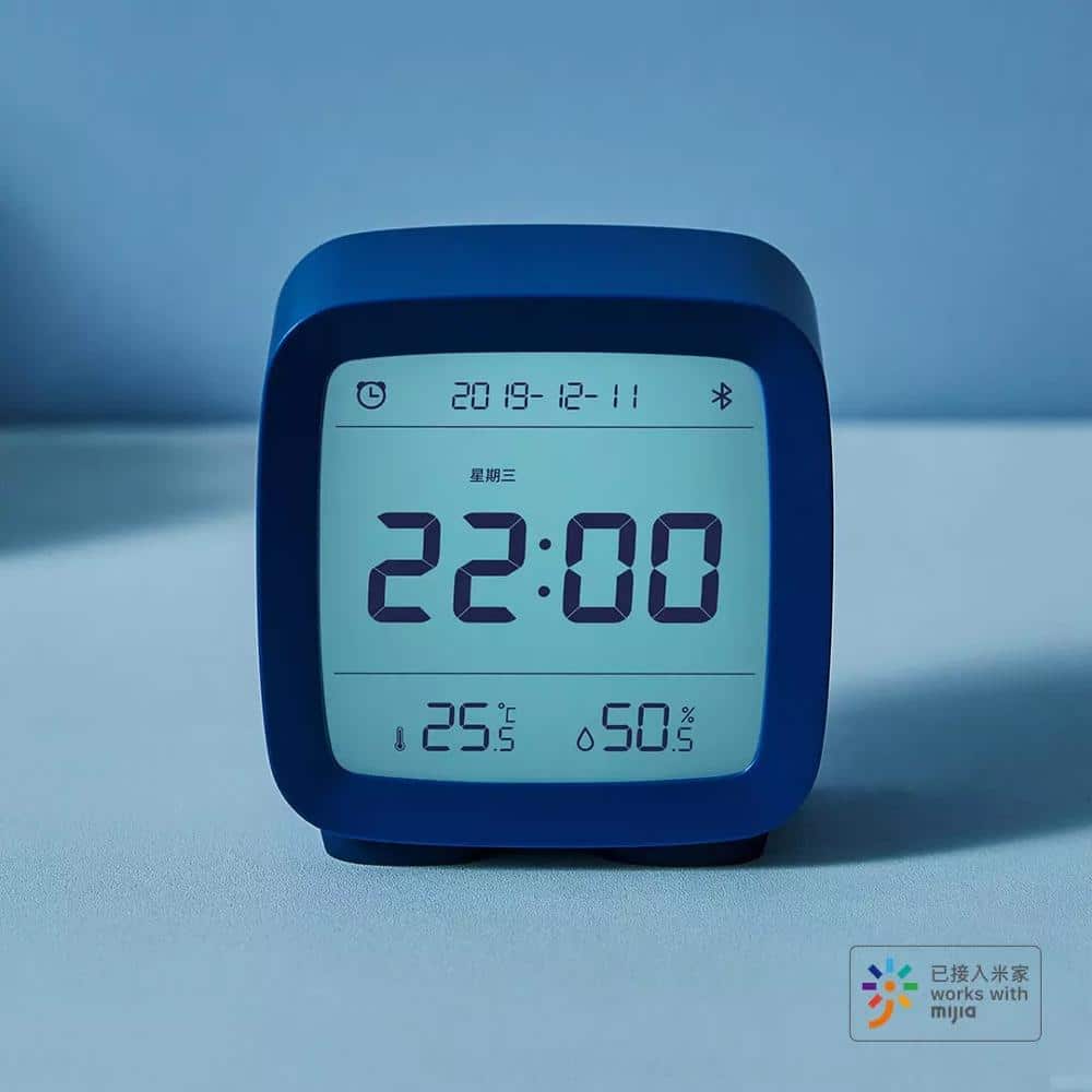 Cleargrass Bluetooth Alarm Clock smart Control Temperature Humidity Display LCD 6 Cleargrass Bluetooth Alarm Clock smart Control Temperature Humidity Display LCD 6