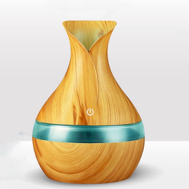 300 Ml Ultrasonic Air Humidifier Aroma Essential Oil Diffuser With Wood Grain 7 Color Changing Led Lights For Office Home 2 300 Ml Ultrasonic Air Humidifier Aroma Essential Oil Diffuser With Wood Grain 7 Color Changing Led Lights For Office Home 2