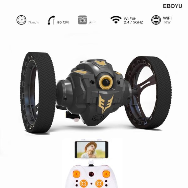 2.4G WiFi FPV 720P HD Camera RC Jumping Car Jump High Stunt Car 1