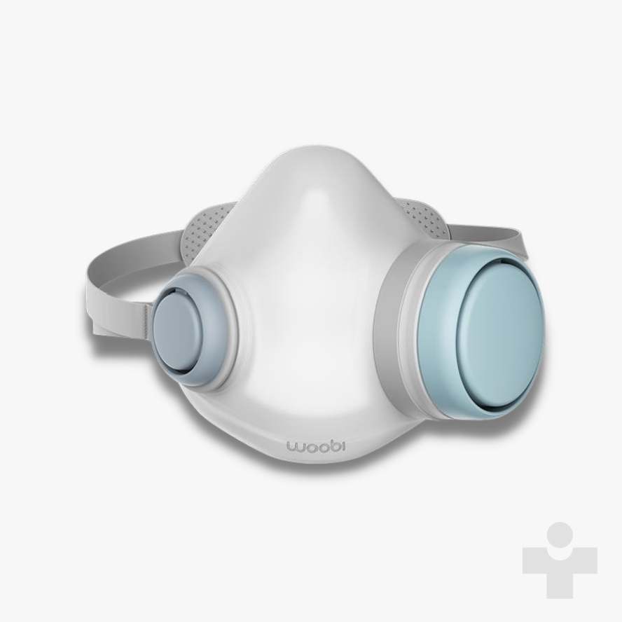 Adult Mask 4 Layer Protective One-way Valve Face Mask PM2.5 Air Pollution Mask Dustproof Breathable