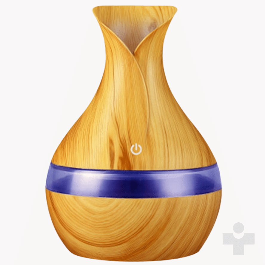 Ultrasonic Air Humidifier Aroma Essential Oil Diffuser With Wood Grain 300 Ml Ultrasonic Air Humidifier Aroma Essential Oil Diffuser With Wood Grain 7 Color Changing Led Lights For Office Home