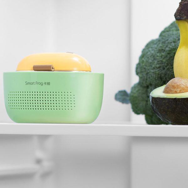 Refrigerator Deodorizer Home Mute Ozone Air Purification Machine Fridge Fresh-keeping USB Rechargeable Dual Battery Pack 2