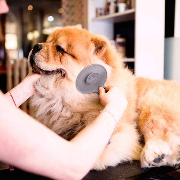 Efficient Self Cleaning Slicker Pet Grooming Brush For Small Large Dogs Cats Comfortable Safe Anti-slip Comb For Pets 2