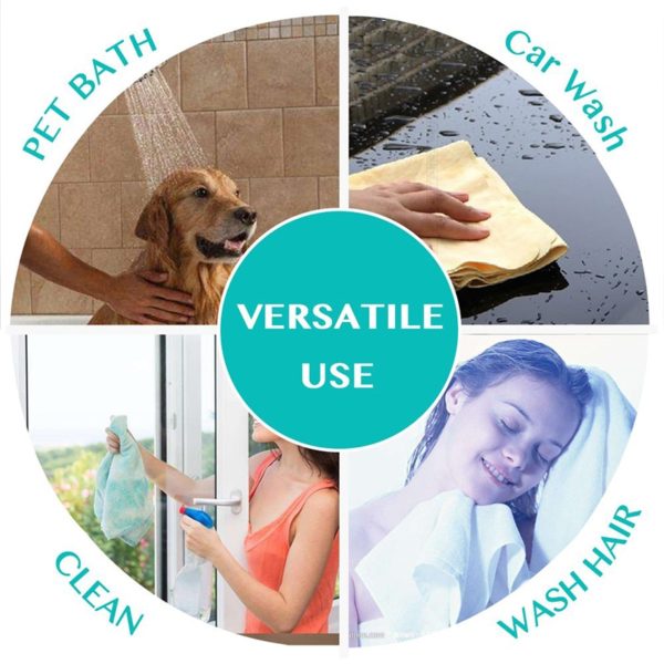 Super Absorbent Dog Towel Quick Drying Soft Thick Safe Breathable Puppy Pet Bath Towel For Small Medium Large Dogs Cats 2